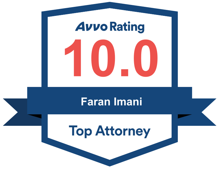 Faran Imani, Avvo Rating 10.0